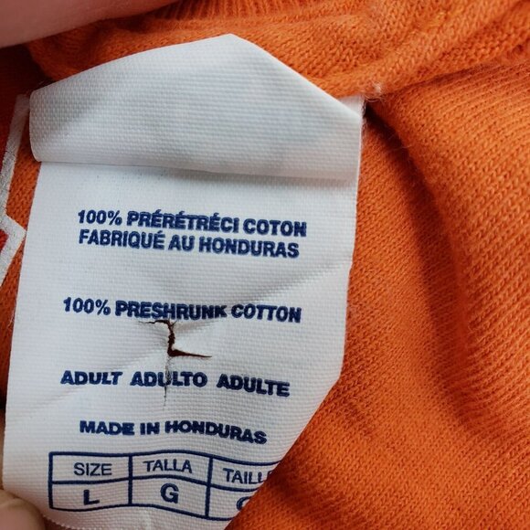 Broncos‎ 2013 AFC Conference Champions Short Sleeve Tshirt Size Large Orange - Picture 5 of 6